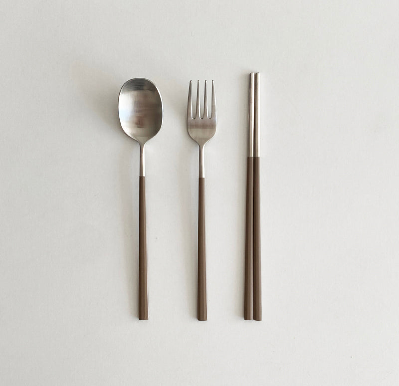Petit Macaron spoon&fork&chopstick set