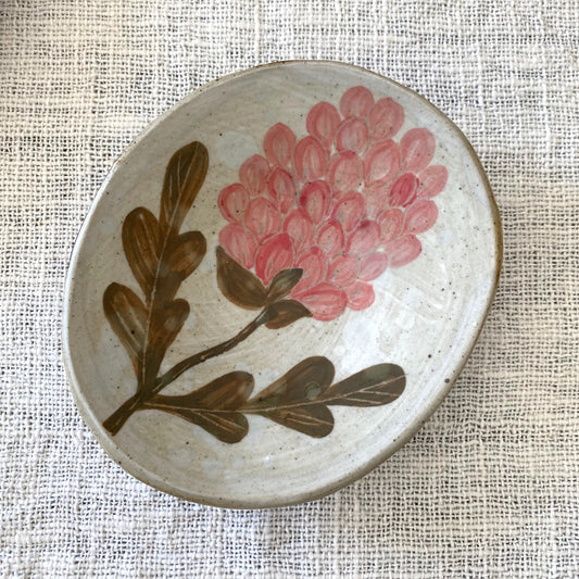 Red Flower plate