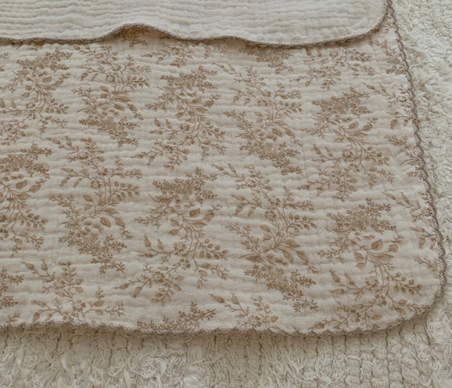 Autumn leaf Gauze blanket