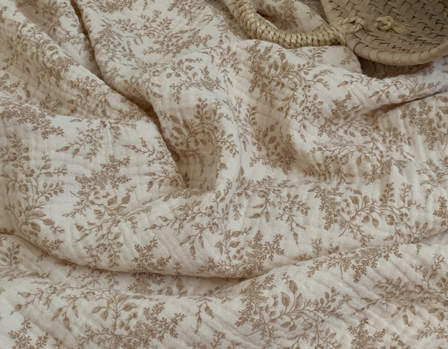 Autumn leaf Gauze blanket