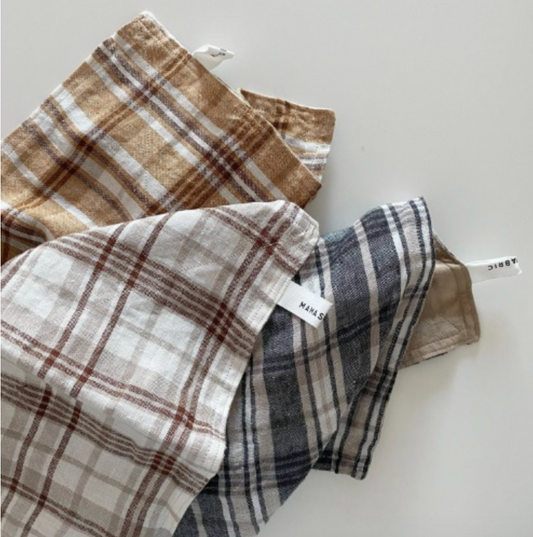 Check Linen Kitchen Cloth