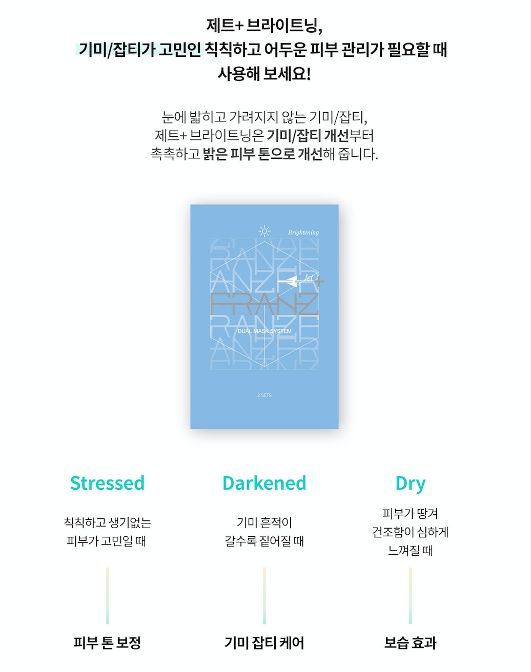 Jet Plus Brightening Facial Dual Mask