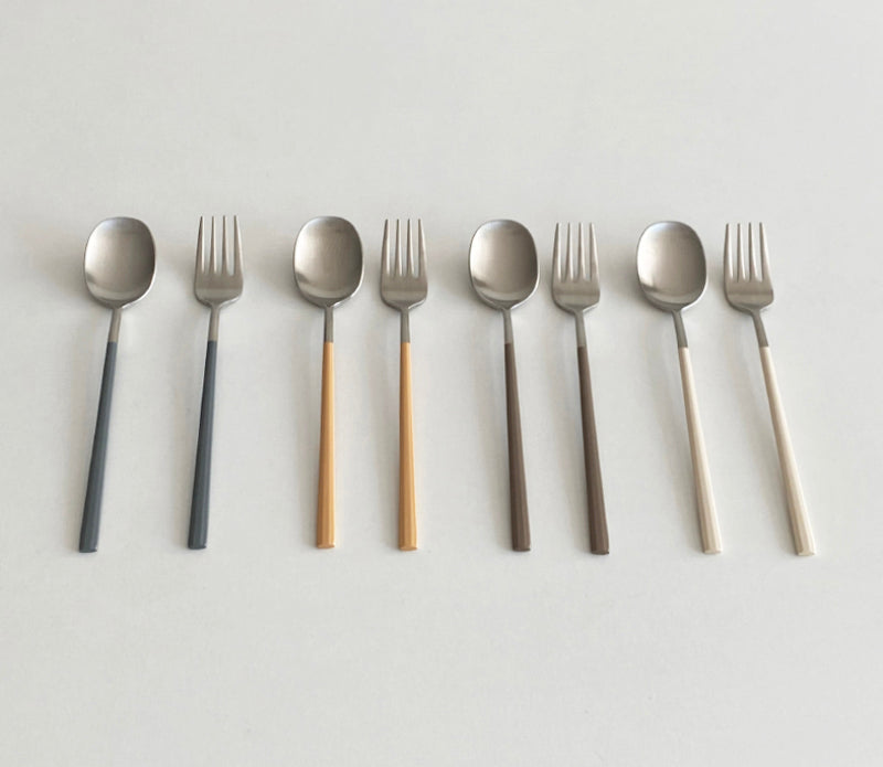 Petit Macaron spoon&fork&chopstick set