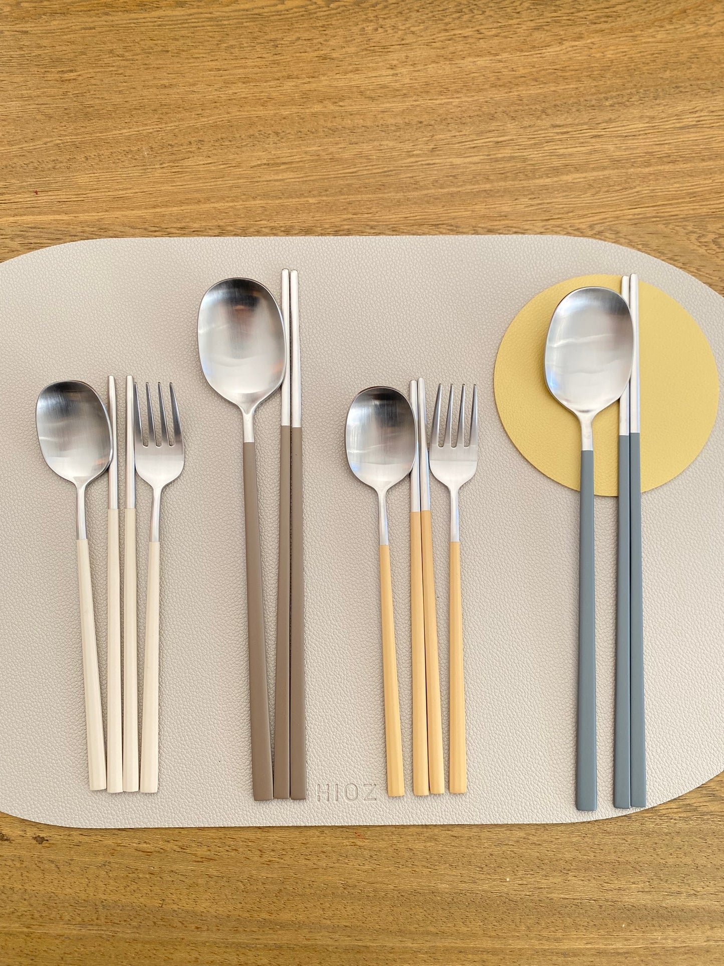 Petit Macaron spoon&fork&chopstick set