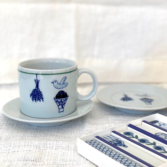 Drawing Espresso cup & saucer set